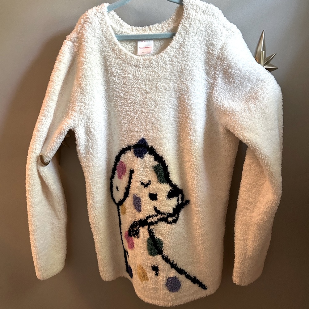 Hanna Andersson marshmallow sweater size 10.  Woof! GUC